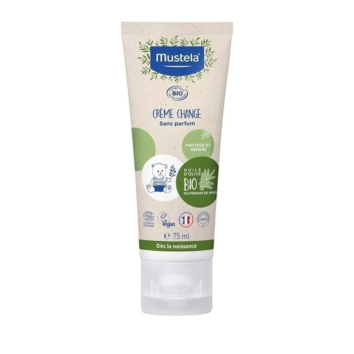 MUSTELA - Bio Unscented Diaper Changing Cream - 75ml - 3504105037987