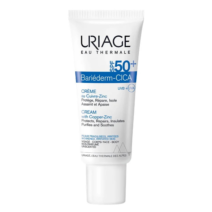 URIAGE - Bariéderm Cica Cream SPF50+ - 40ml - 3661434006548