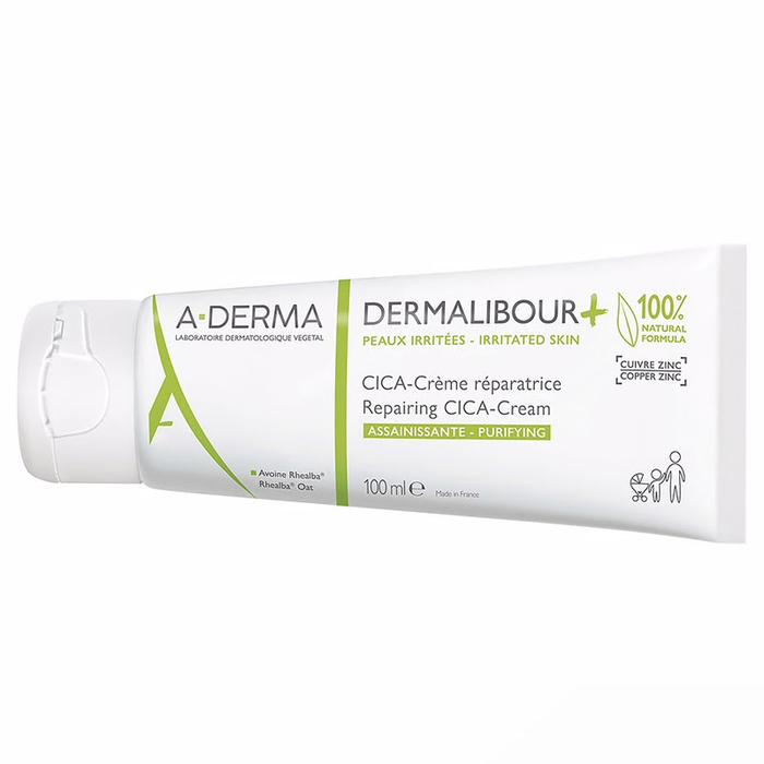 A-DERMA - Dermalibour+ Repair CICA-Cream Purifying -100ml - 3282770141962