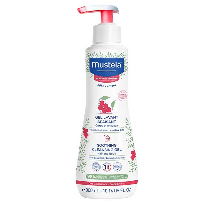 MUSTELA - Soothing Cleansing Gel Hair & Body - 300ml - 3504105035709