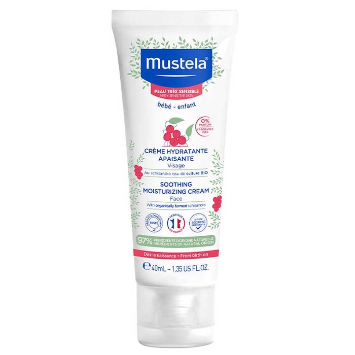 MUSTELA - Soothing Moisturizing Cream Face - 40ml - 3504105036430