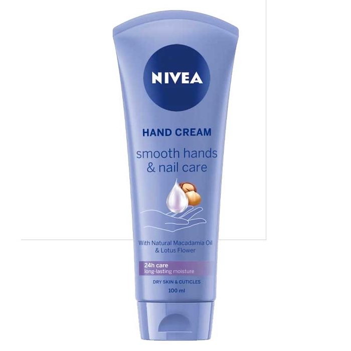 NIVEA - Hand Cream Smooth Hands & Nail Care - 100ml - 42316343