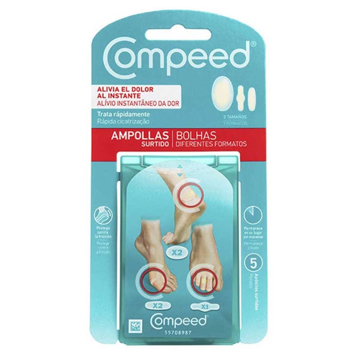 COMPEED - Assorted Ampoules 3 Sizes - 5un - 3574661347585