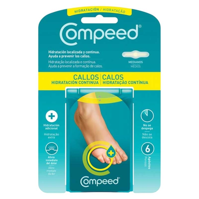 COMPEED - Medium Continuous Hydration Calluses - 6un - 3663555004113