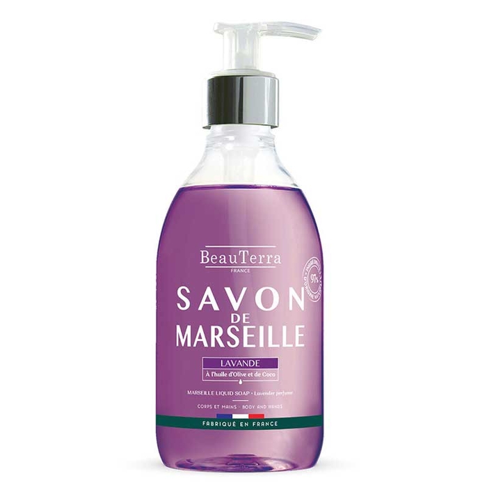 BEAUTERRA - Marseille Soap Lavender - 300ml - 3401360094598