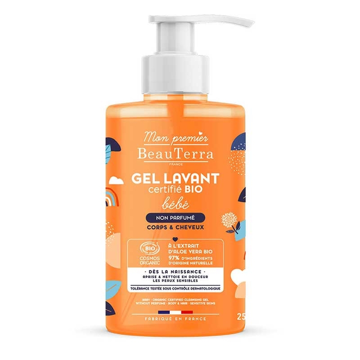 BEAUTERRA - Bio Baby Unscented Bath Gel - 750ml - 3770008167551