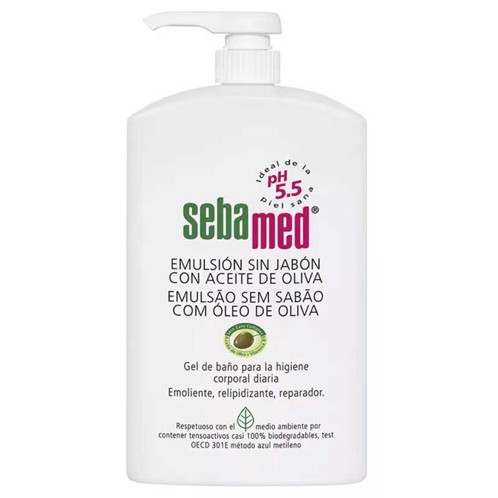 SEBAMED - Shower Gel Olive Oil Soap-Free Emulsion 1000ml - 4103040905208