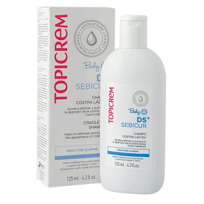 TOPICREM - Baby DS+ Sebicur Cradle Cap Shampoo - 125ml - 8470001509239