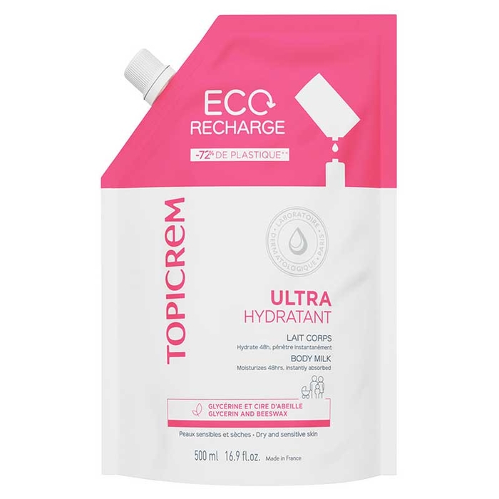 TOPICREM - Ultra-Moisturizing Body Milk Refill - 500ml - 3700281705522