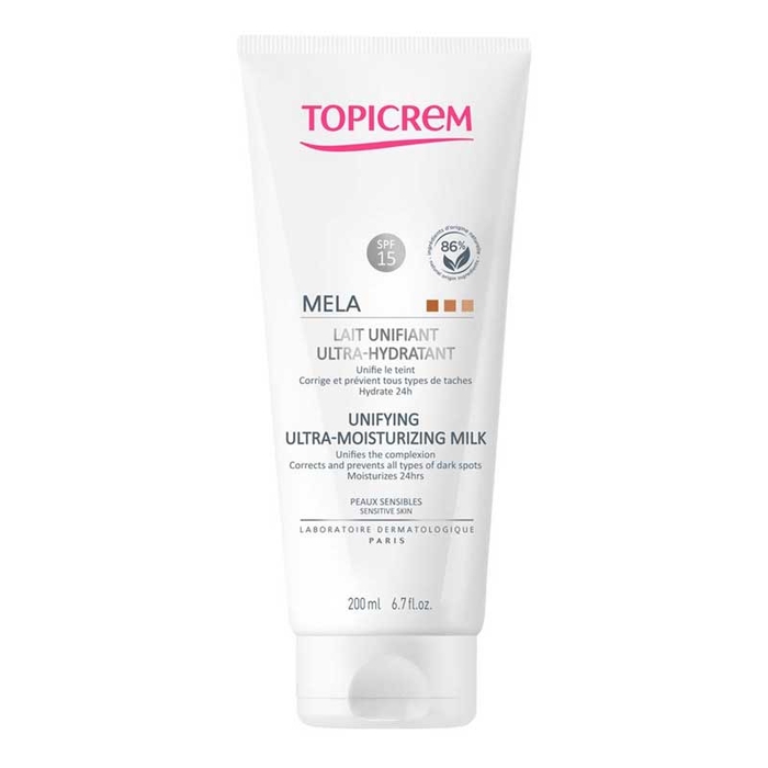 TOPICREM - Mela Unifying Ultra Moisturising Milk - 200ml - 3700281704464