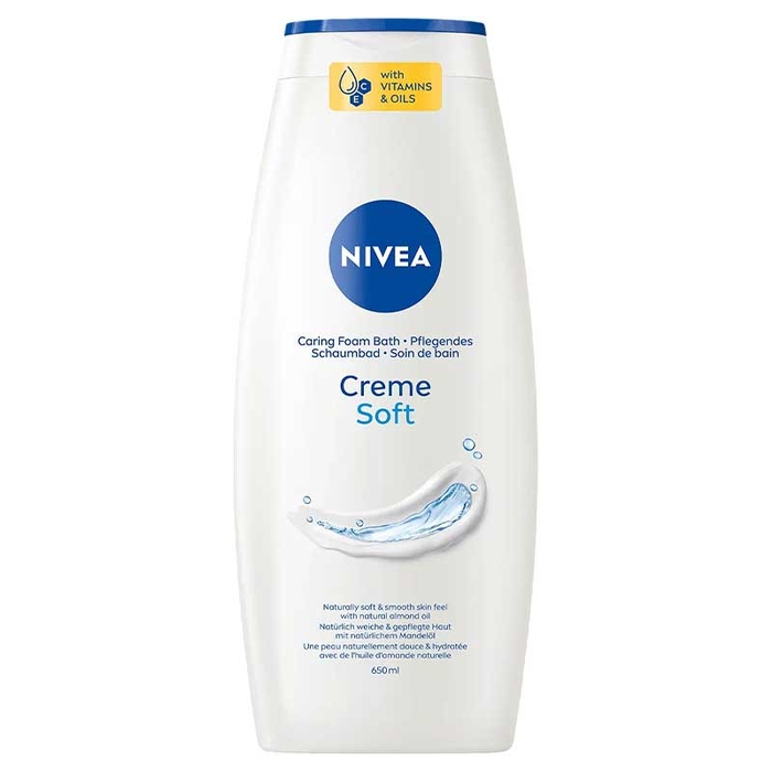 NIVEA - Soft Cream Shower Gel - 650ml - 4006000095813