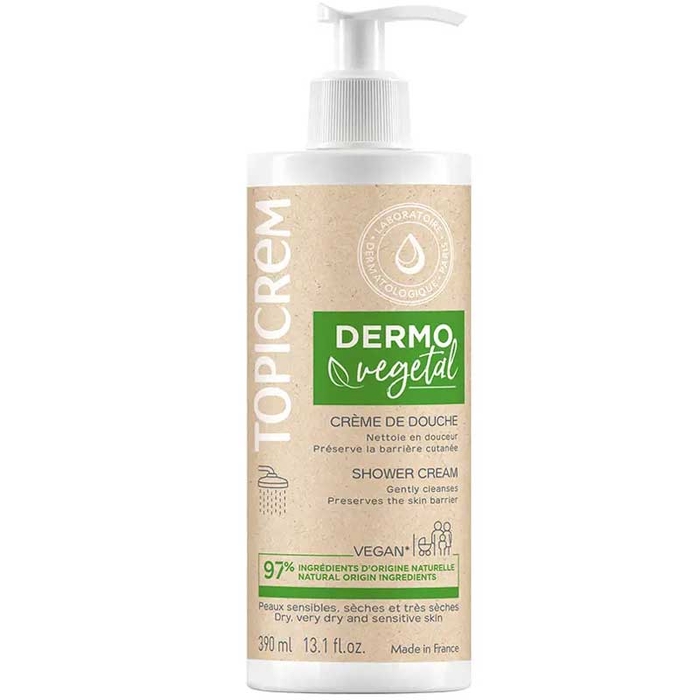 TOPICREM - Dermo Vegetal Shower Cream - 390ml - 3700281704976