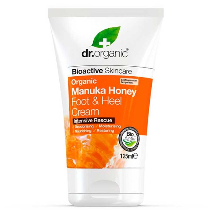 DR. ORGANIC - Manuka Honey Foot & Heel Cream - 125ml - 5060176672048