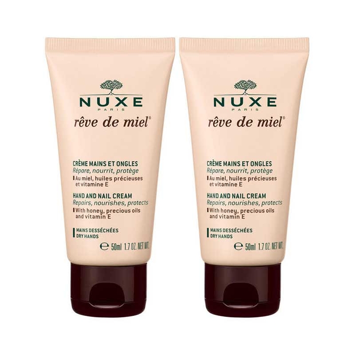 NUXE - Rêve de Miel Hand & Nail Cream - 2x50ml - 3264680043703