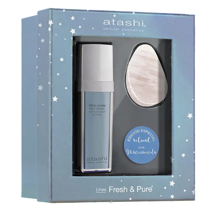 ATASHI - Fresh & Pure Night Renewal Serum Coffret - 8429449102885