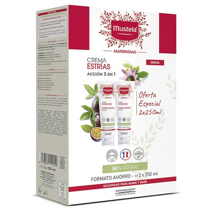 MUSTELA - Maternity Stretch Mark Cream Pack - 2x250ml - 8436034152040