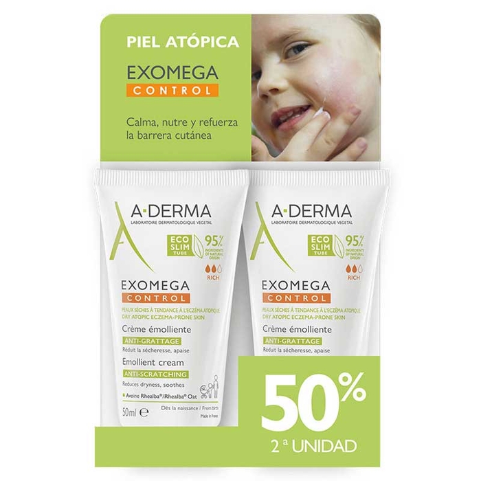 A-DERMA - Exomega Control Emollient Cream Kit - 3282779377546