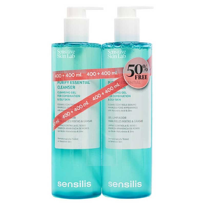 SENSILIS - Purify Essential Cleanser Gel Pack - 2x400ml - 8428749942900