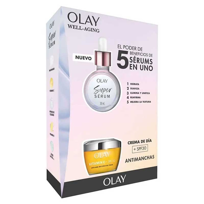 OLAY - Super Serum & Vitaminc C SPF30 Coffret - 8700216601986