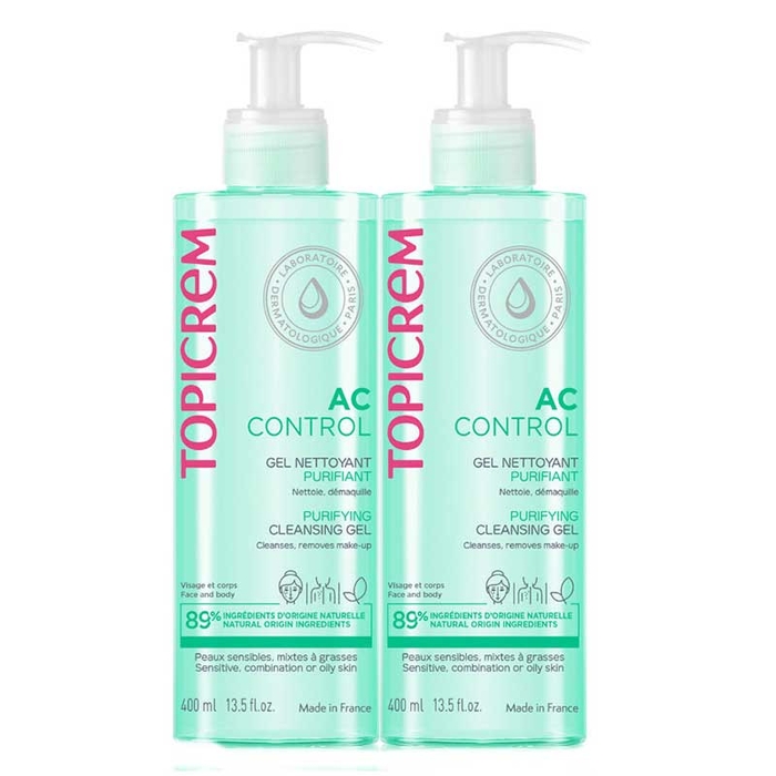TOPICREM - AC Control Purifying Cleansing Gel Kit - 3700281705508