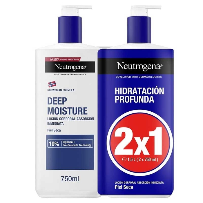 NEUTROGENA - Deep Moisture Body Lotion Pack - kit - 3574661785837
