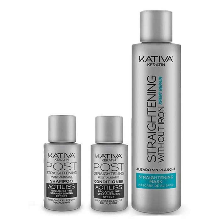 KATIVA - Keratin Straightening Without Iron Kit - 7750075052932