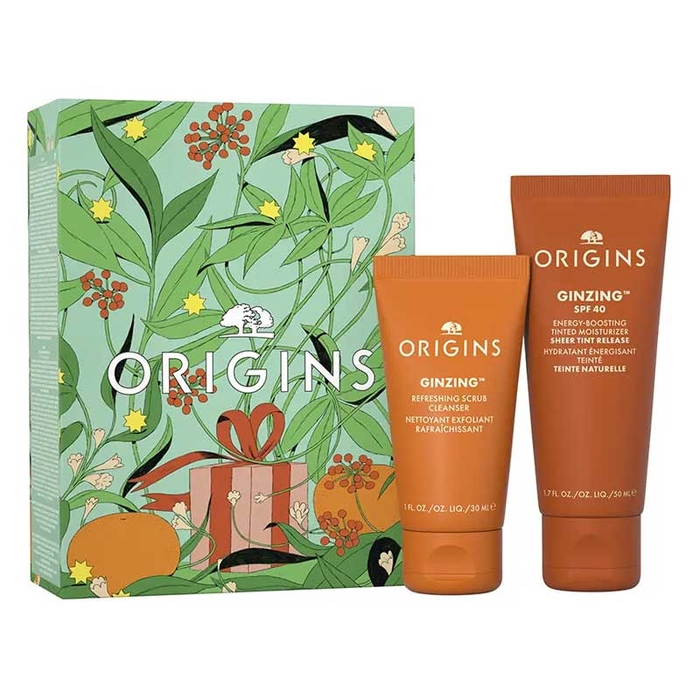 ORIGINS - Ginzing Energising Tinted SPF40 Kit - 717334281554