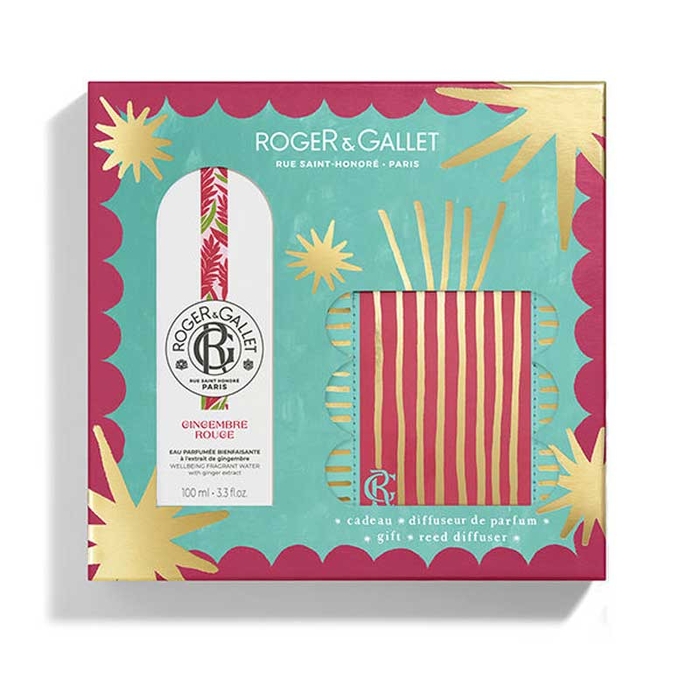 ROGER & GALLET - Gingembre Rouge Reed Difuser Kit - 3701436934965