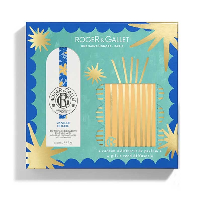 ROGER & GALLET - Vanille Soleil Reed Difuser Kit - 3701436935153