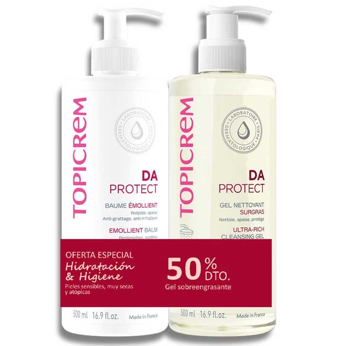 TOPICREM - DA Protect Cleasing Gel & Emollient Balm - 8437015822259