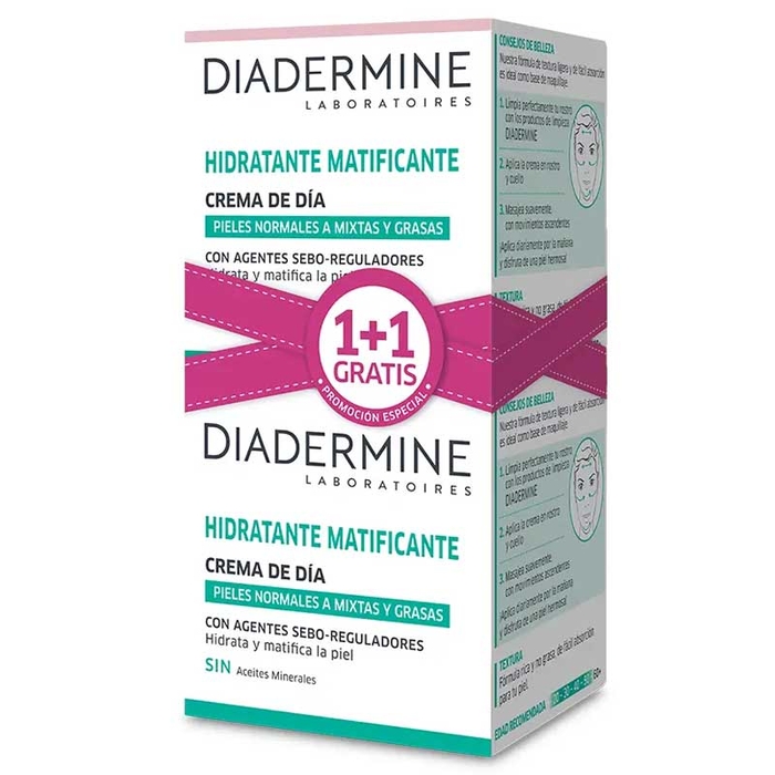 DIADERMINE - Moisturizing Mattifying Day Cream Pack - 8410020637063