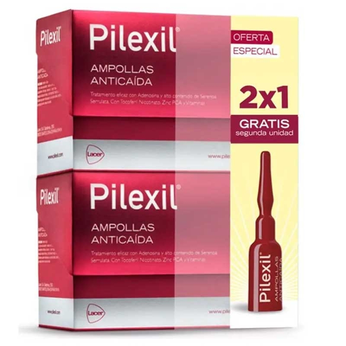PILEXIL - Anti-Hair Loss Ampoules Pack - 8430340063762