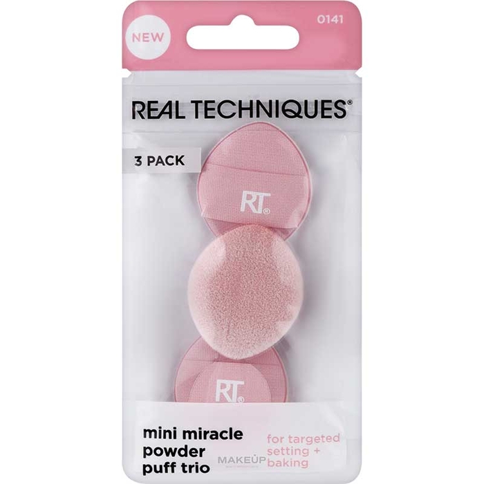 REAL TECHNIQUES - Mini Miracle Powder Puff Trio - 79625441017