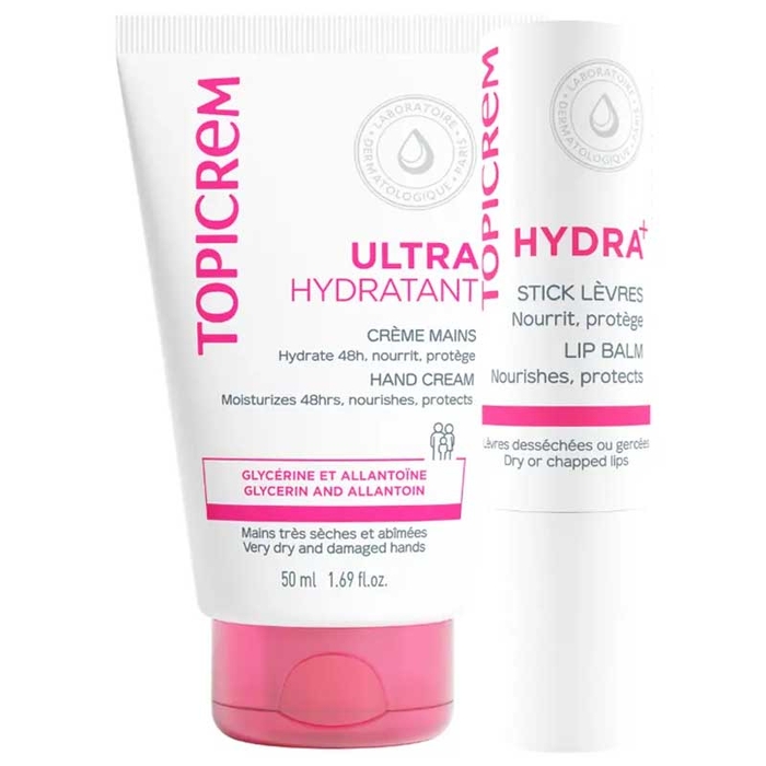 TOPICREM - Ultra Hydratant Hand Cream & Lip Balm - 3700281705713