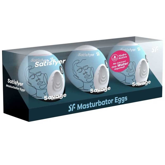 SATISFYER - Masturbator Eggs Savage - 4049369043484
