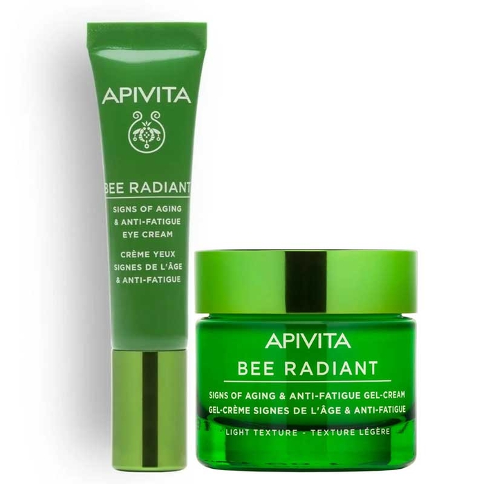 APIVITA - Bee Radiant Gel-Cream & Eye Cream Kit - 5201279110512