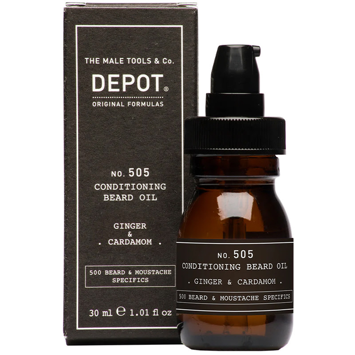 DEPOT - HM-00046-01: N505 Condition Beard Oil Ginger & Cardamom 30ml - 8032274076759