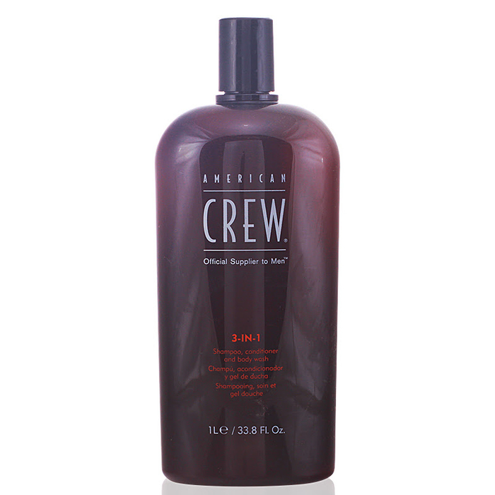 AMERICAN CREW - 3-In-1 Shampoo Conditioner Body Wash - 1000ml - 669316058510