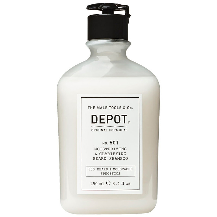 DEPOT - Nº 501 Moist & Clarifying Beard Shampoo - 250ml - 8032274061311