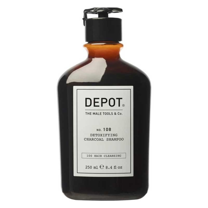 DEPOT - 108 Detoxifying Charcoal Shampoo - 250ml - 8032274181354