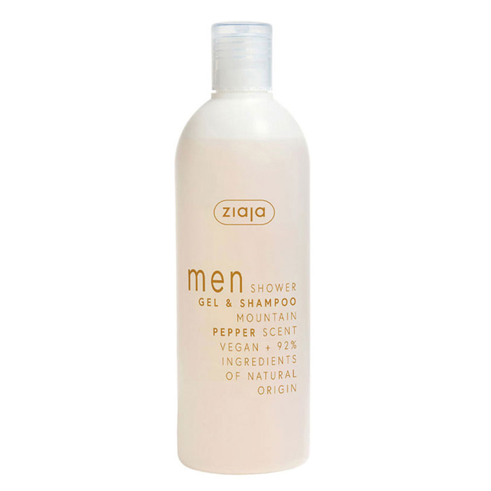 ZIAJA - Men Shower Gel & Shampoo - 400ml - 5901887054818
