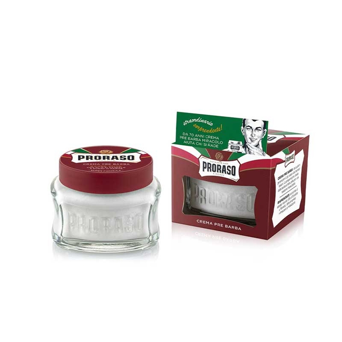 PRORASO - Barbe Dure Pre-Shave Cream - 100ml - 8004395001224