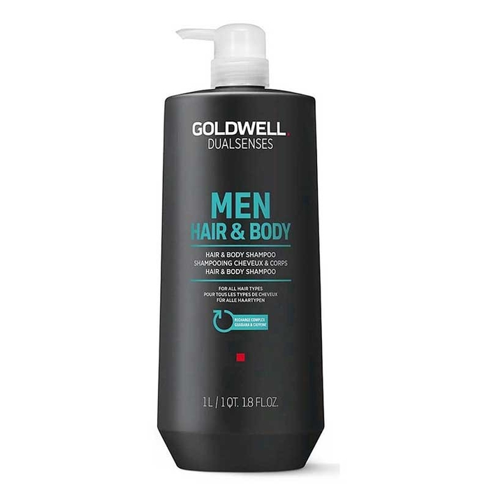 GOLDWELL - Dualsenses Men Hair & Body Shampoo - 1000ml - 4021609028734