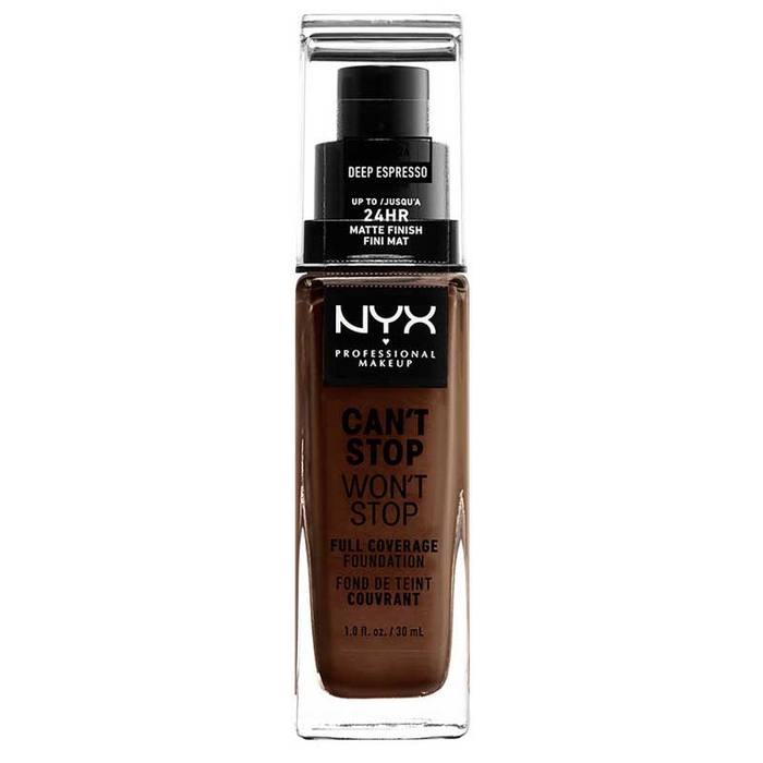NYX - Cant Stop Wont Stop Foundation - Deep Espresso - 800897157401
