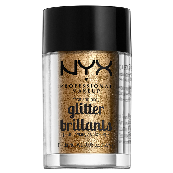 NYX - Face & Body Glitter - Bronze - 2,5g - 800897846800