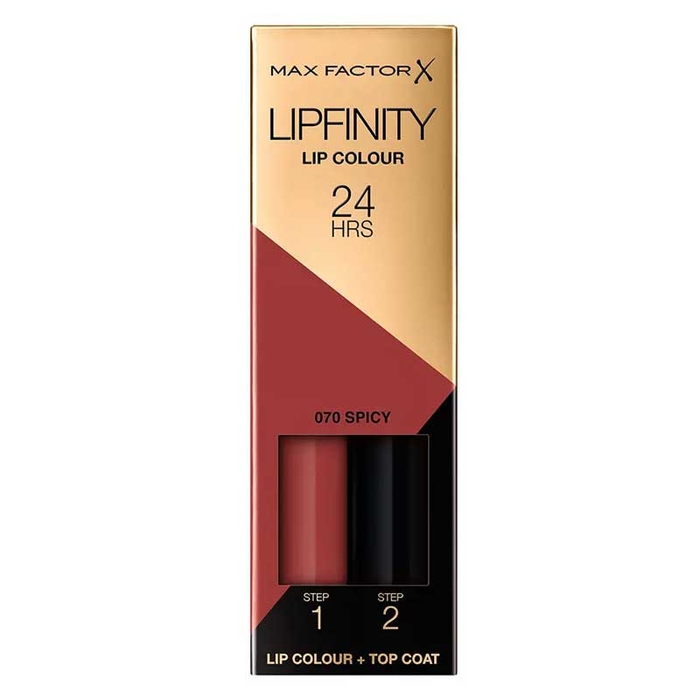 MAX FACTOR - Lipfinity Lip Colour - Spicy Shade - 4gr - 0086100013645