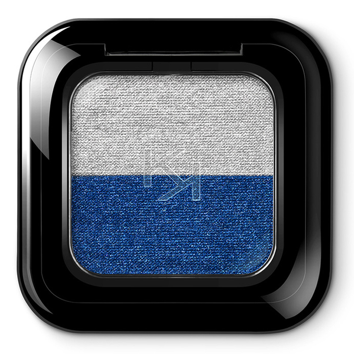 KIKO MILANO - Bright Duo Eyeshadow-17 Silver/EletricBlue 2,5g - 8025272929295
