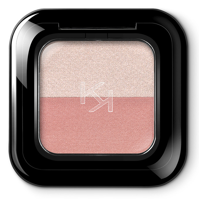 KIKO MILANO - Bright Duo Eyeshadow - 07 Light Rose/Rosy Peach - 8025272929196
