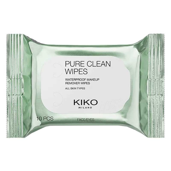KIKO MILANO - Pure Clean Wipes Mini - 10un - 8059385009261