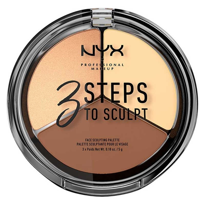 NYX - 3 Steps To Sculpt - Light - 5gr - 800897098339